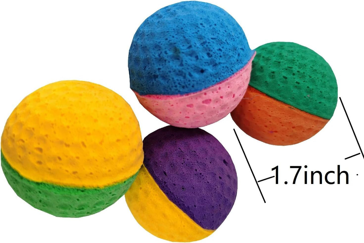 Kitty Kicks Foam Balls – Mini Two-Tone Cat Soccer Toys for Endless Fun